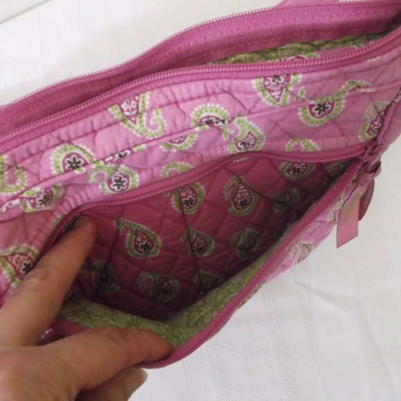 Vera Bradley Bermuda Pink 2005 Crossbody Purse - Picture 5 of 5